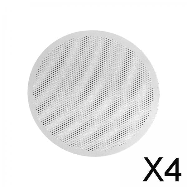 4x61mm Coffee Filter Screen Stainless Steel 150μM Durable Espresso Puck Screen 0.2mm Edge Thickness