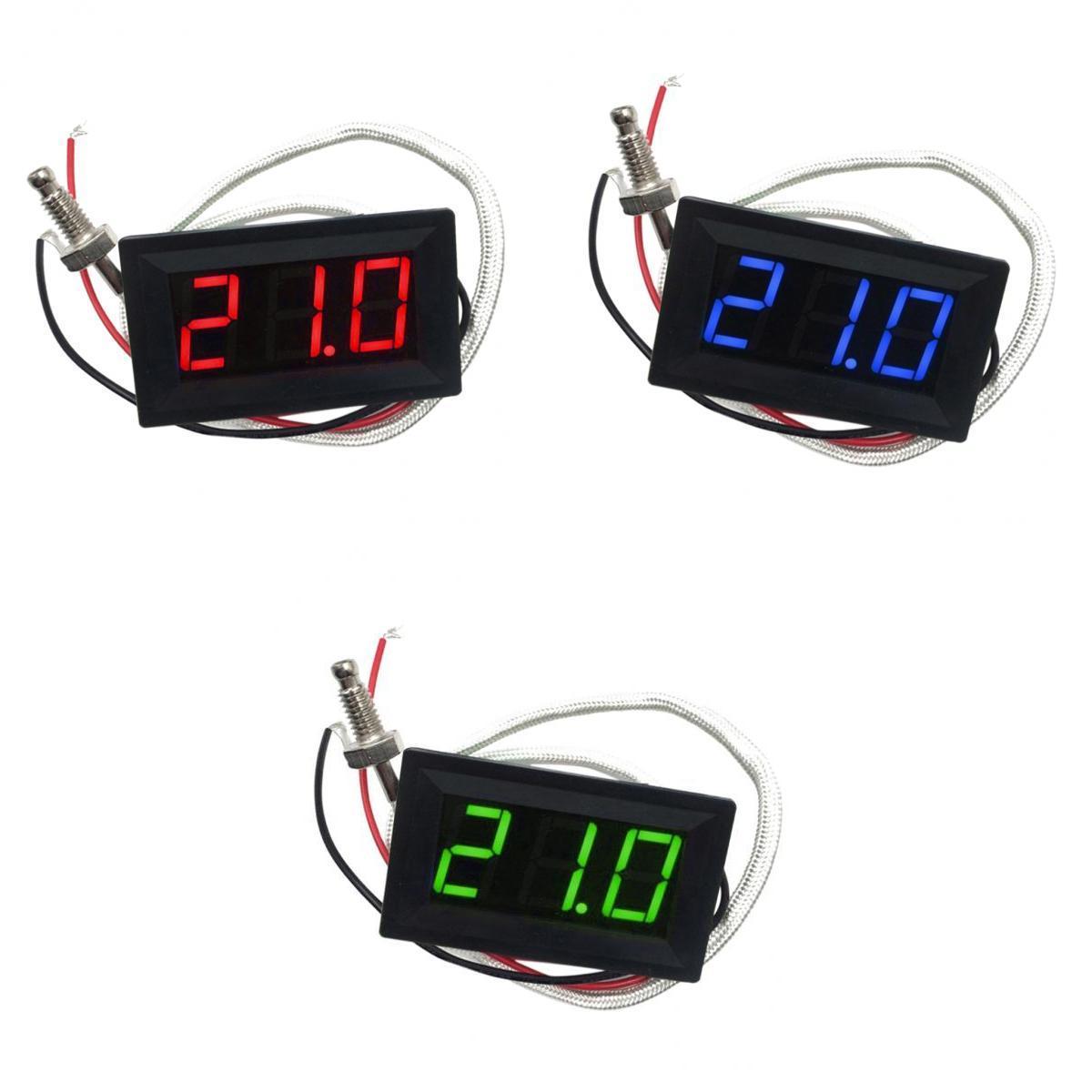 3pcs -30C-800C Thermocouple Digital LED Temperature Thermometer Panel Meter
