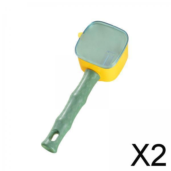 2xVegetable Peeling Tool Potato peelers with Container for pears Veggie Slicing Green