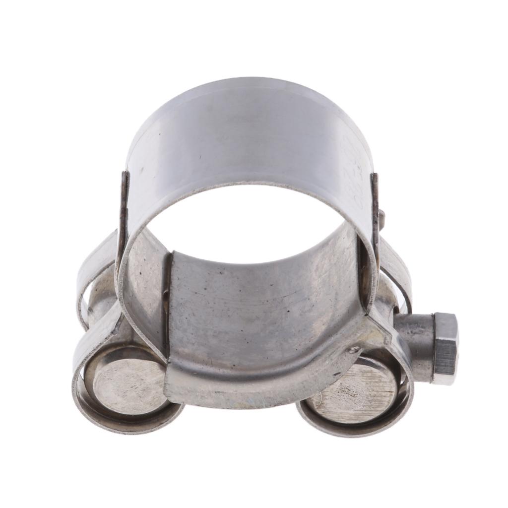 Universal 26-28mm Motorcycle Exhaust Pipe Clamp Caliper - Stainless Steel