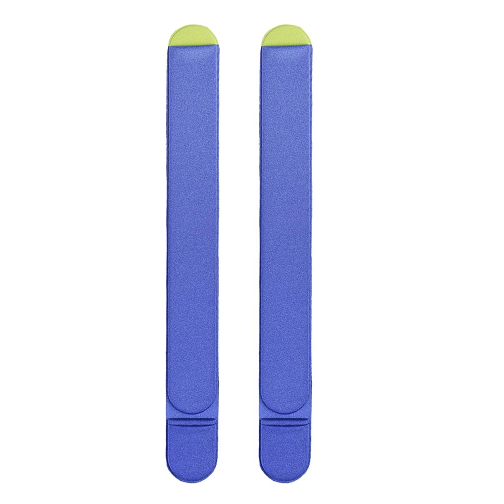 2Pieces Elastic Stylus Pocket Holder Sticker for Apple Pencil iPad Pro Blue