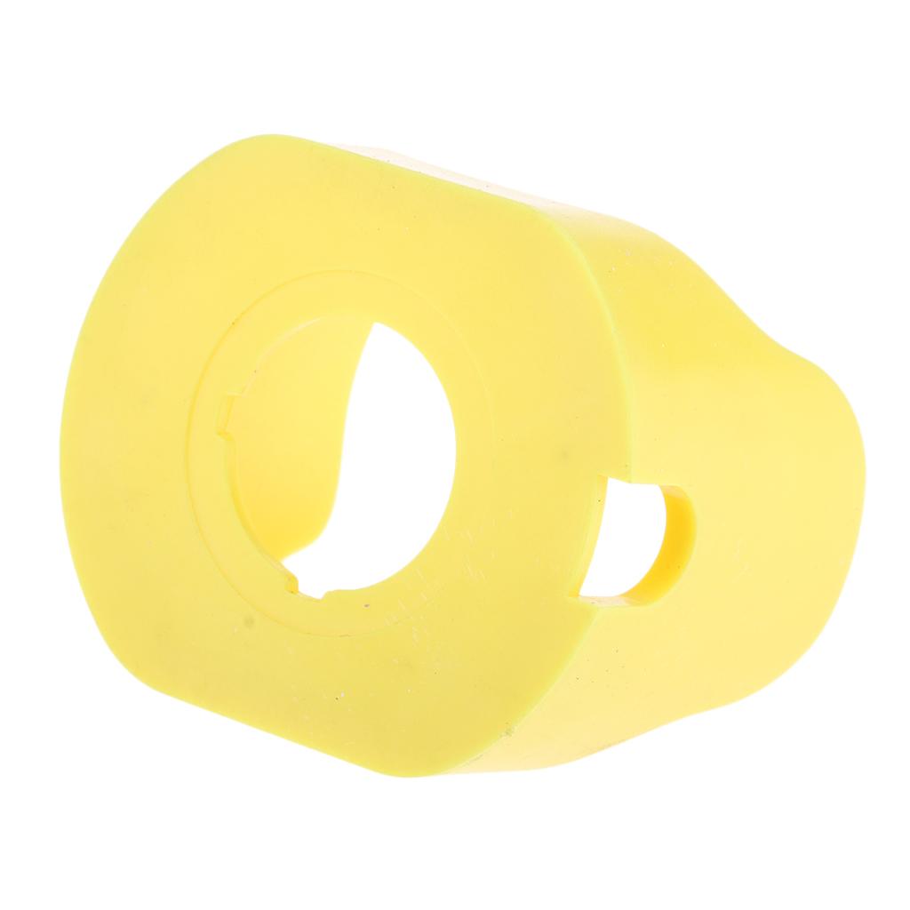 22mm Plastic Push Switch Button Protection Cover Yellow