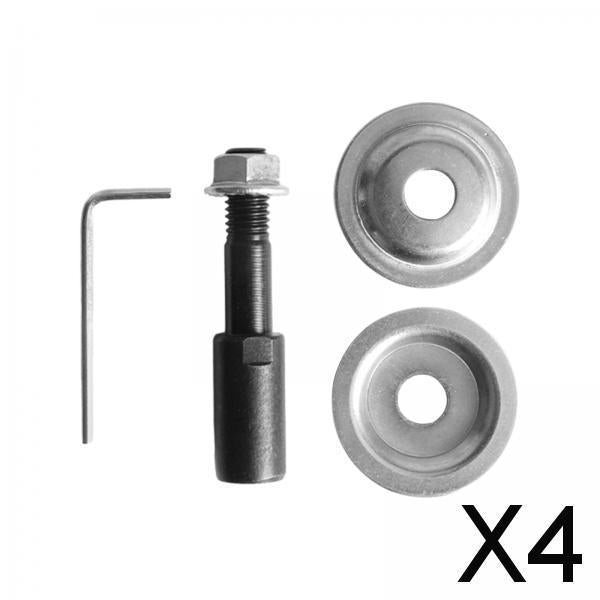 4xGrinding Wheel Shaft Buffing Arbor Threaded Shaft for Hair Wheel Fiber Wheel 8mm 92g
