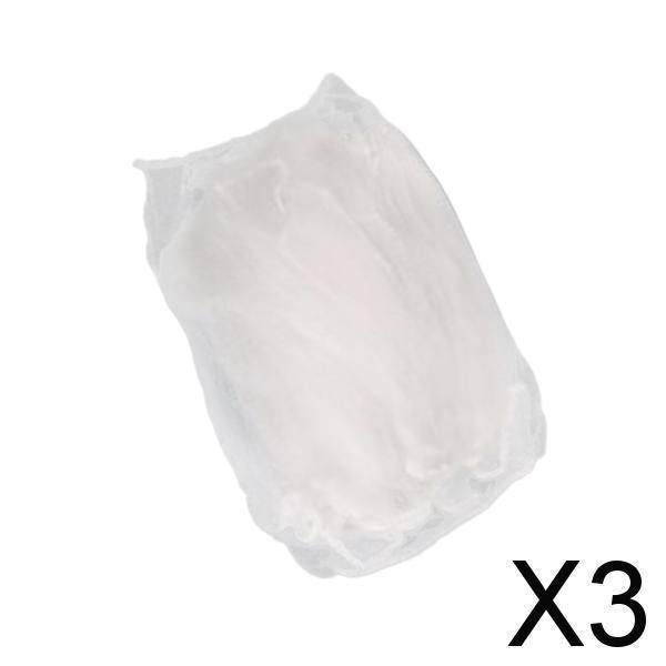 3xSink Drain Strainer Triangular Corner Draining Net Trash Bag Holder Foldable 50 Net