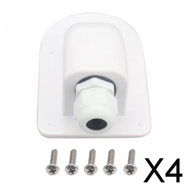 4xSingle Solar Cable Entry Gland Housing for Rvs Caravans cable Types