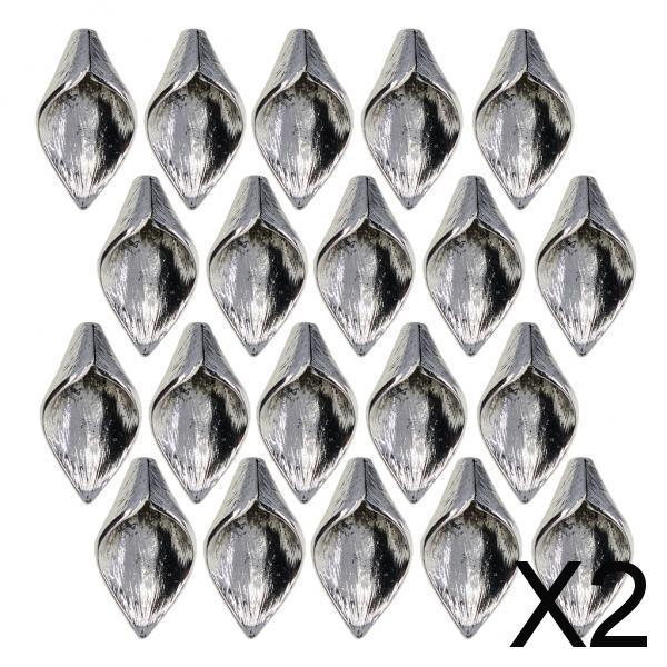 2x20Pcs Tibetan Silver Lily Calla Blank Flower Frame Cap Charms DIY Making