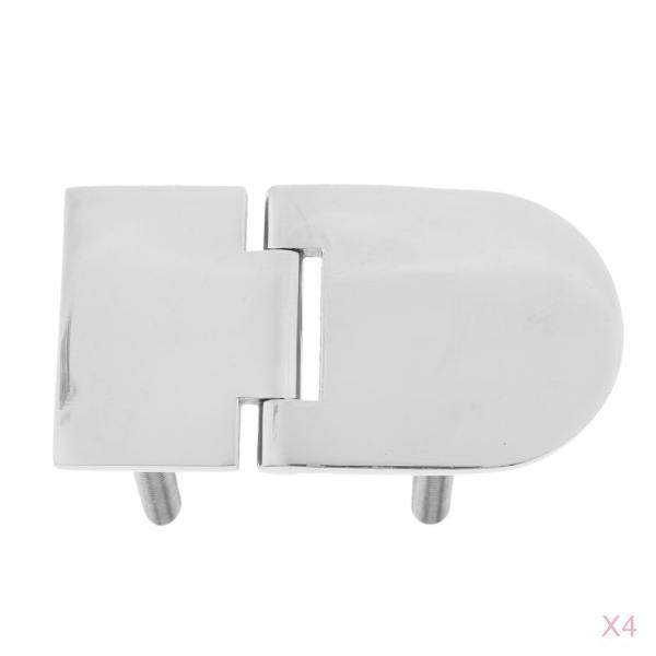 4 x Boat Marine Grade Stainless Steel Flush Door Concealed Hinge 76x40x4mm