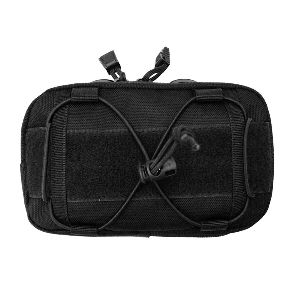 MOLLE Compact Small Multi-purpose Utility Gadget Gear Pouch Bag Black