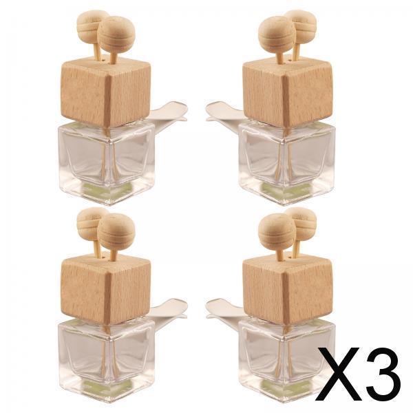 3x4Pcs Perfume Bottle Bottles Car Supplies Odor for Office Caravan