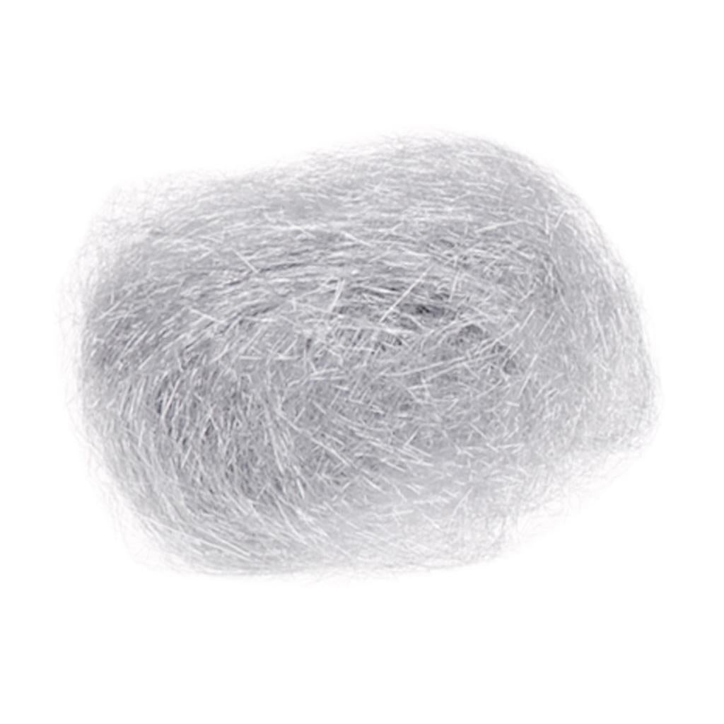 Ultra Fine Ice Dub Dubbing Fishing Thread Fly Tying Material Silver