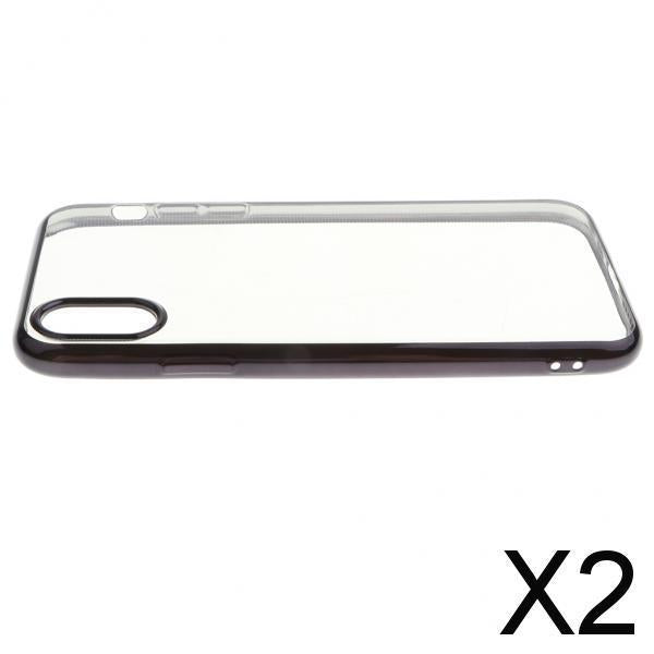 2xTPU Soft Silicone Case Cover for iPhone X/XS/XR/XS Max iPhoneXS Max(6.5)