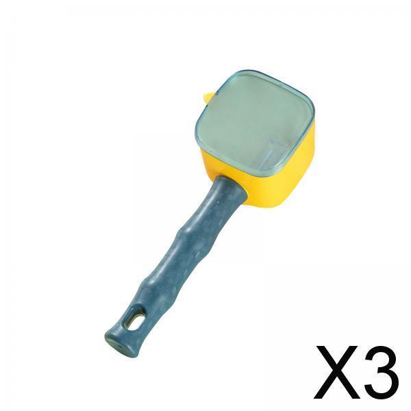 3xVegetable Peeling Tool Potato peelers with Container for pears Veggie Slicing Blue
