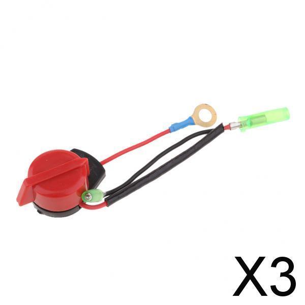 3xEngine On Off Kill Switch for Honda GX160 Generator Mower Water Pump