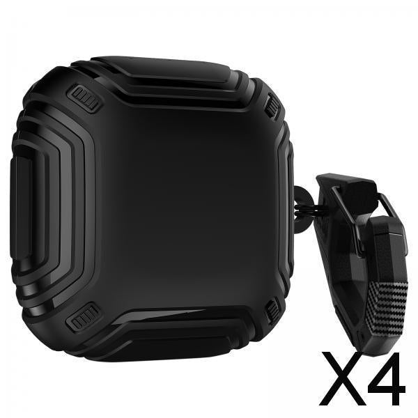 4xTPU Case for Fit Pro Shockproof Full Body Wired Wireless Charging Black