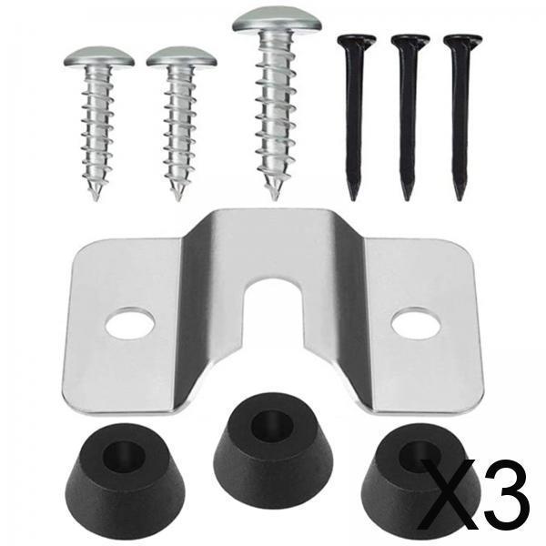 3xWall Mounting Bracket Portable Durable Dart Board Hanging Kit for Gym Home