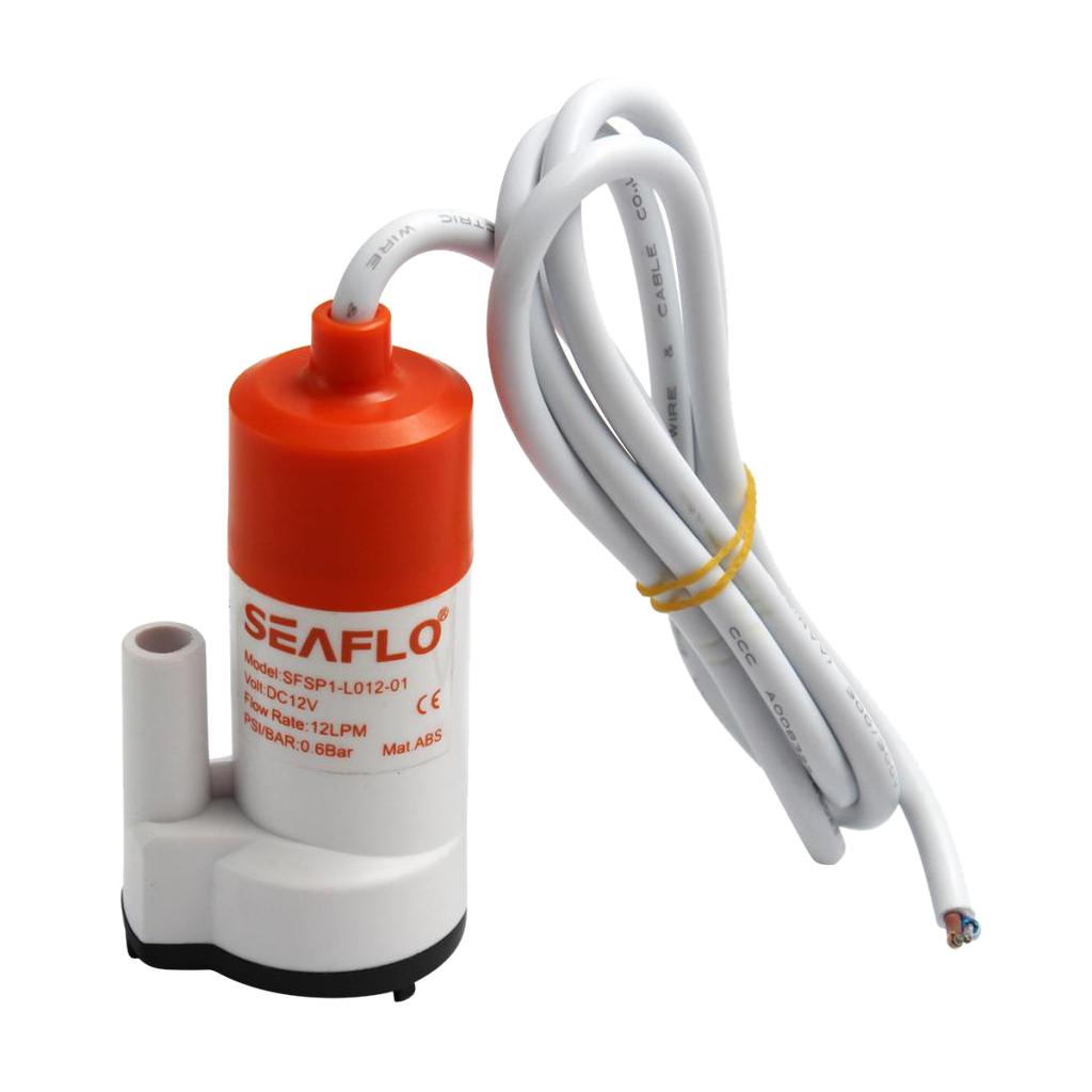 SEAFLO 12LPM Low Voltage 2.0A Electric Submersible Micro Pump for Boat