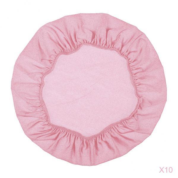 10Pcs Spandex Stretch Chair Cover Wedding Dining Chair Slipcover Pink