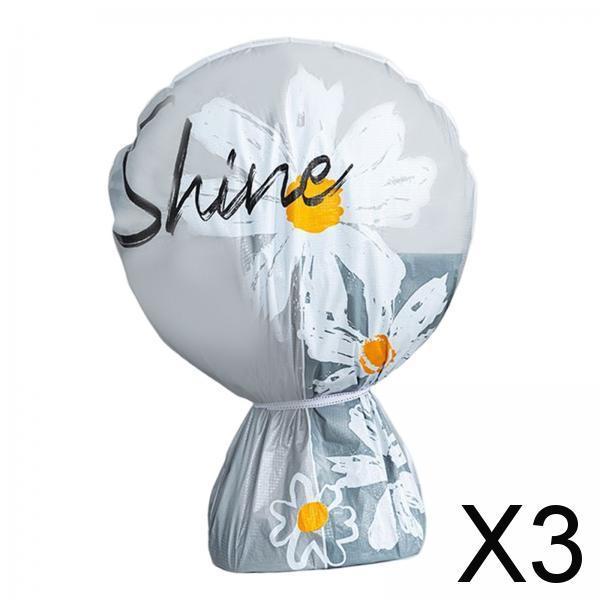 3xFan Dust Cover Dust Proof Foldable Peva Waterproof Protective for Stand Fan
