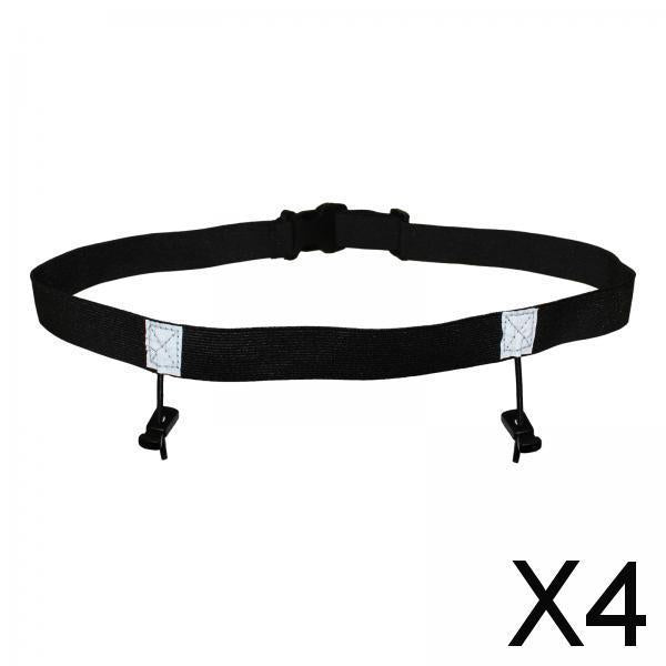 4xRace Number Belt Running Athletes Gym Fitness Sport Accessories Running Belt