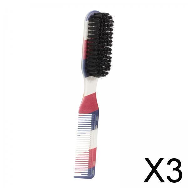 3xHair Styling Comb Hair Styling Accessories Hair Brushing Oil Head Comb Brush Style B