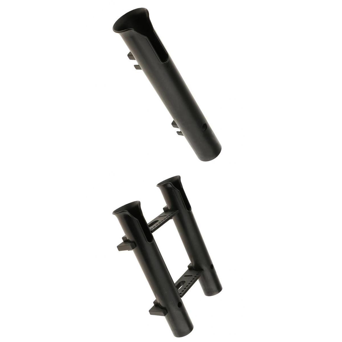 Boat Fishing Rod Holder Pole Bracket Rack Plier Lure Storage 1 Tube & 2 Tube