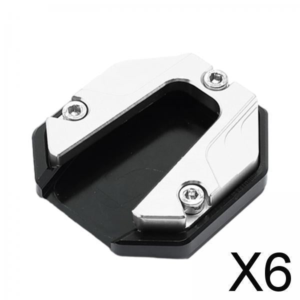 6xMotorcycle Kickstand Extender Pad Replacement Parts Side Stand Support Plate