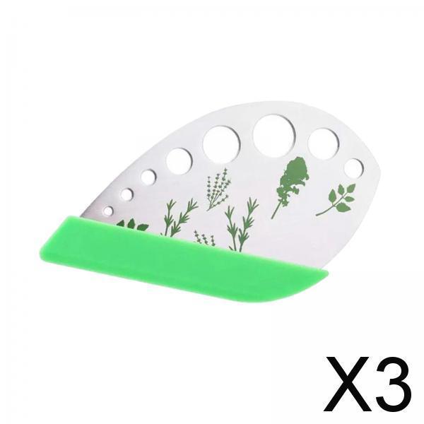 3x9 Holes Herb Stripper Thyme Vegetable Cutter Leaf Remover Kitchen Gadgets