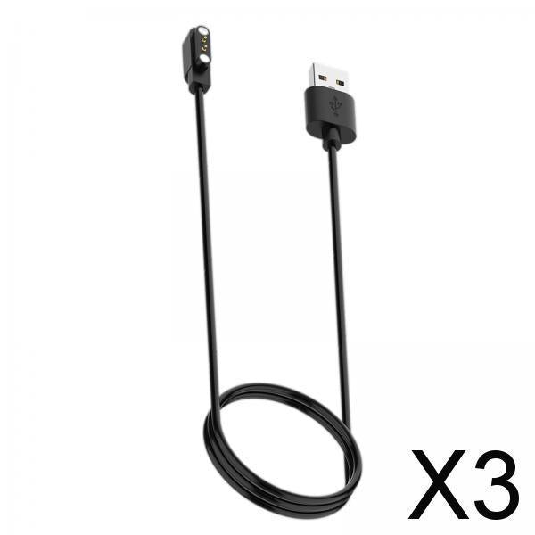 3x3.3ft Smart Watch Charger Magnetic for Noise ,Fast and Safe 1 Meter Black