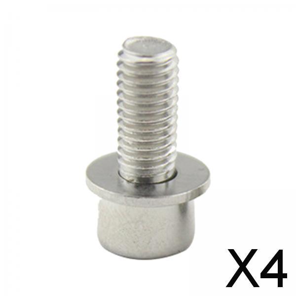 4xBike Water Bottle Cage Bolt M5 Hex Bolt Socket Tapping Screw with Washer