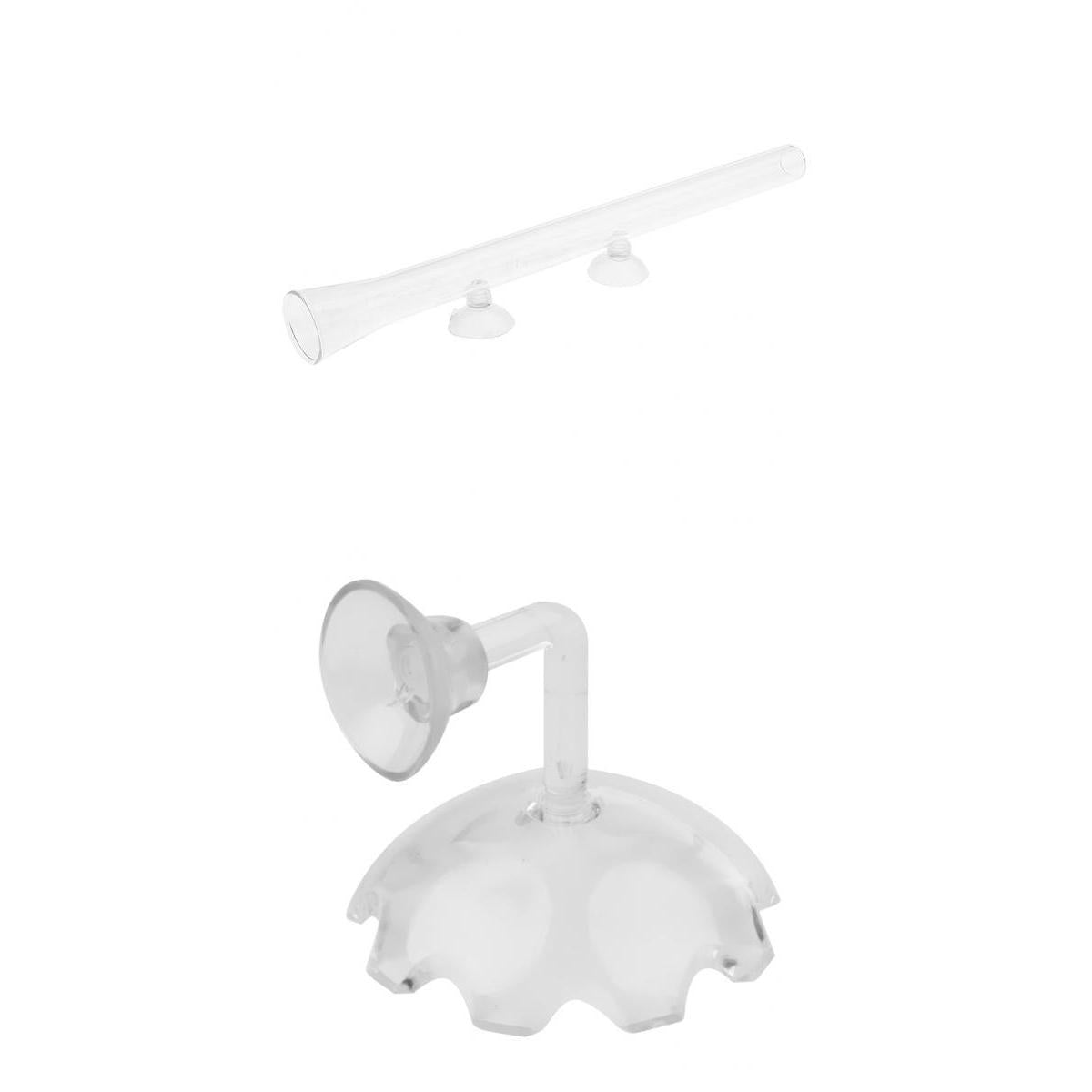 Aquarium Fish Tank Shrimp Feeding Food Dish Tray With Feeder Tube 300mm