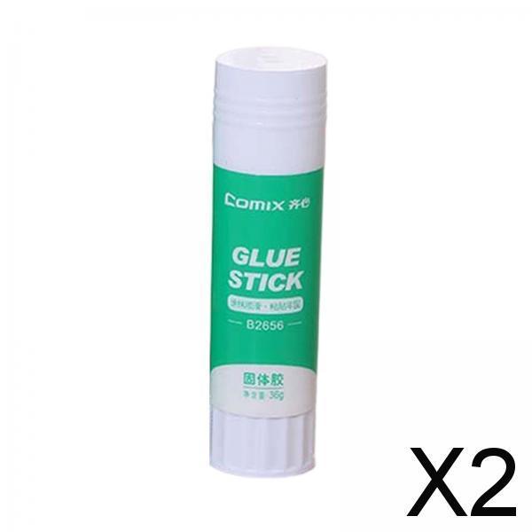 2xGlue Stick Strong Adhesives Washable Solid Glue Durable for Craft Photos