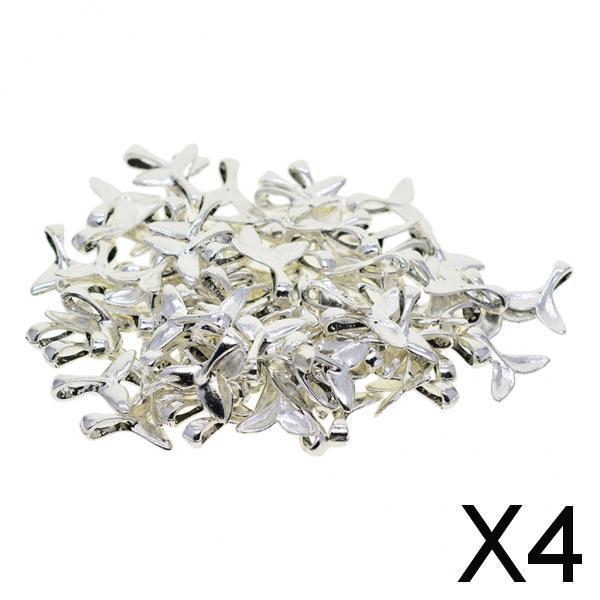 4x100 Pieces Necklace Bracelets Pendant DIY Jewelry Making Charms Beads