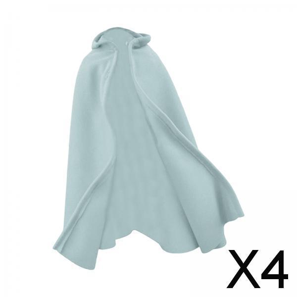 4x1:6 Scale Miniature Hoodie cloaks Cosplay Outfit for 12'' Action Figure Blue