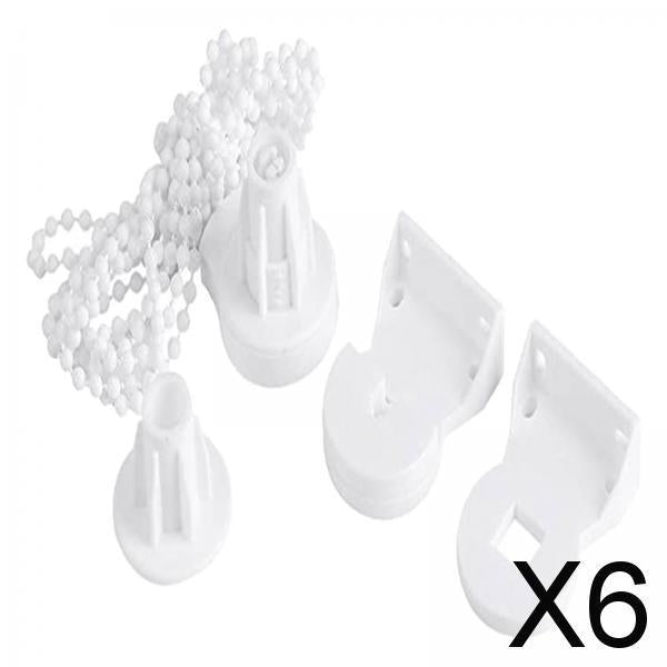 6x25mm Roller Blind Fittings Replacement Repair Kits for Dorm Living Room Home