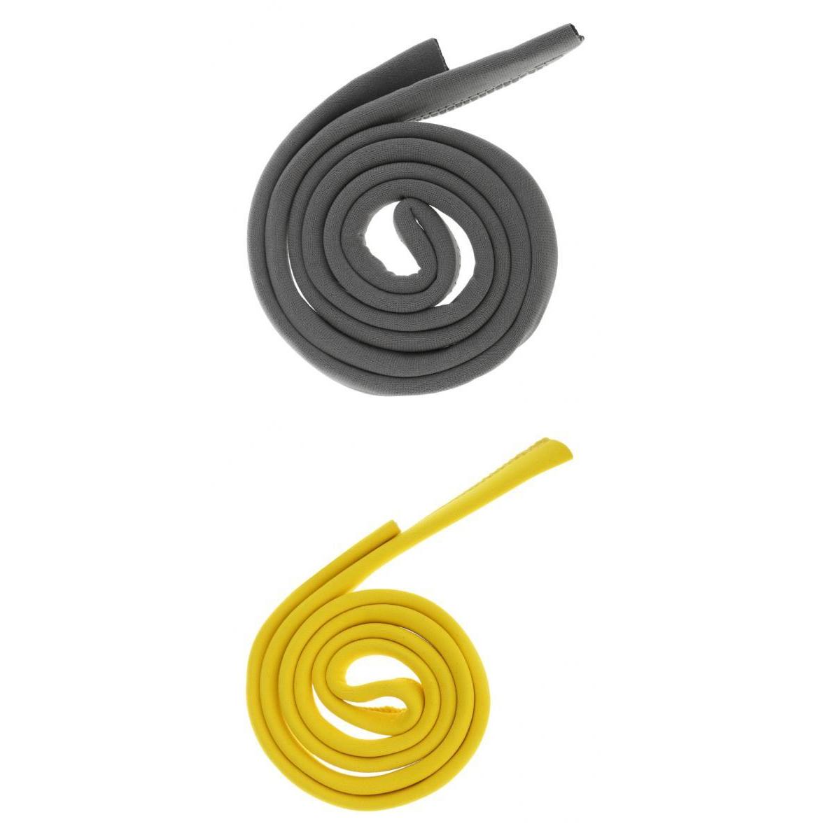 2x Hydration Pack Bladder Drink Tube Insulated Hose Cover Sleeve Grey Yellow