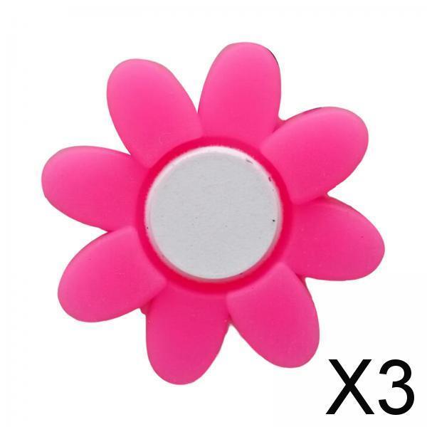 3xTennis Racket Vibration Dampener Tennis Racquet Shock Absorber User Friendly Pink