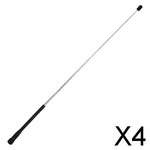 4xWalkie Talkie Radio Telescopic Antenna 13cm-48cm Long Antenna for UV-9R Plus