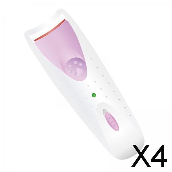 4xHeated Eyelash Curler Quick Heating Eyelash Styling Tool Naturally Purple