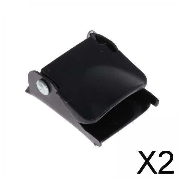 2xDurable Roller Skates Strap Buckle Skates Strap Clasp Repair Accessories Style A Black