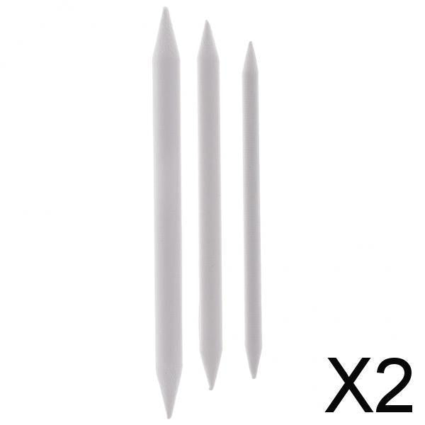 2x3 Pieces Blending Stump Sketch Tortillon Art Drawing Tool Pastel Paper Pen