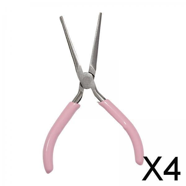 4xFalse Nail Shaping Tweezers Comfortable Grip Professional Nail Pinching Tool