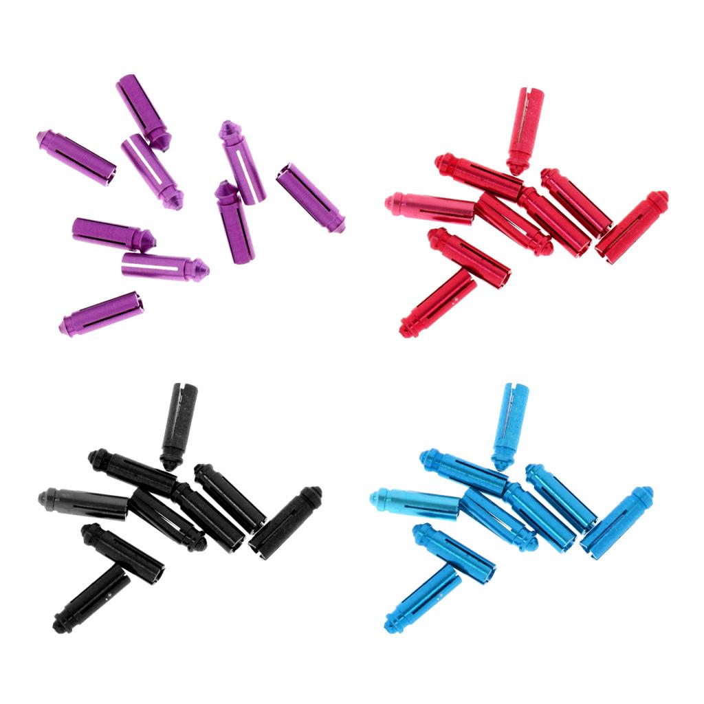 36 Pieces Anodised Aluminum Dart Flight Savers / Protectors, Mixed Color