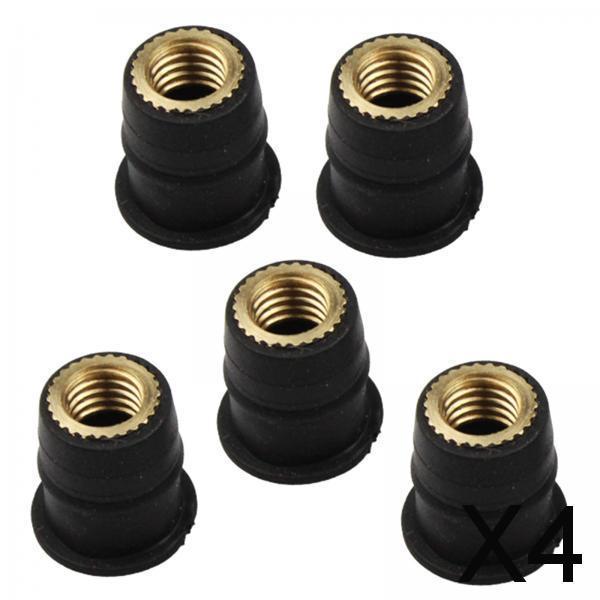 4x5x Windshield Well Nut Parts Replaces Repair Parts Assembly Fairing Fastener Thread M6