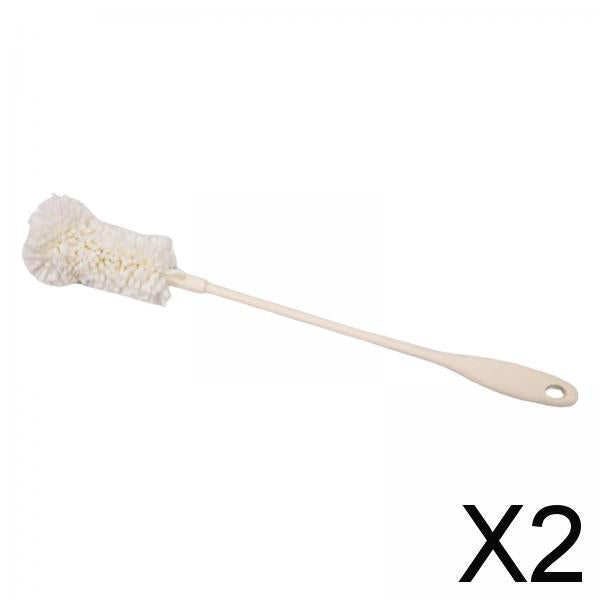 2xSoft Sponge Cup Brush Long Handle Scrubs The Bottom Brush for Glasswares Pot
