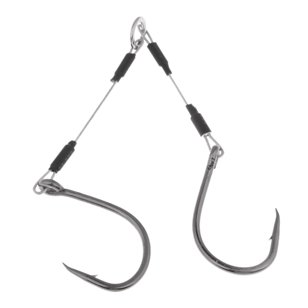 Jigging Assist Hooks Sea Fishing Hooks Barbed Fishhook with Solid Ring 008