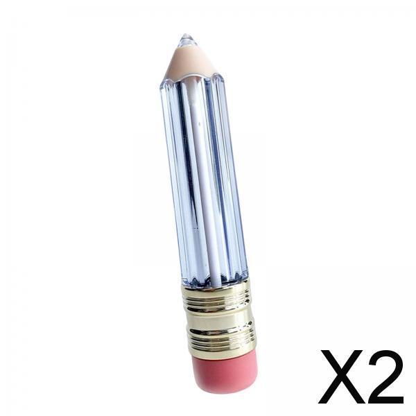 2xLip Gloss Tubes DIY Cosmetics Containers Transparent for Women Girls DIY Style B