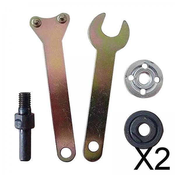 2xElectric Drill Conversion Angle Grinder Set Grinding Easy to Use Accessories Style A