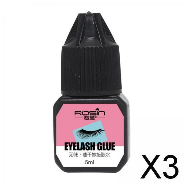 3xSensitive Eyelash Extension Glue for Salon Professional Use Self Application