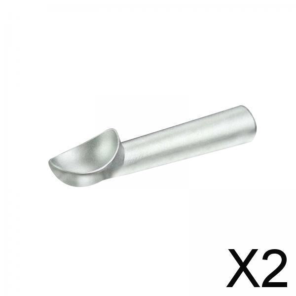 2xIce Cream Scoop Modern Cookie Spoon Durable for Home Dessert Shop Restaurant Grey