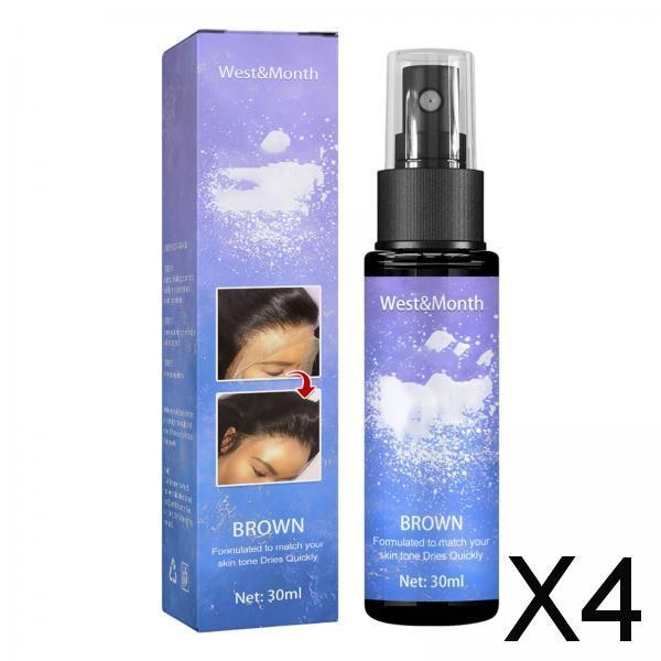 4xLace Tint Spray Natural Look Quick 30ml Matching Skin Tones for Wigs